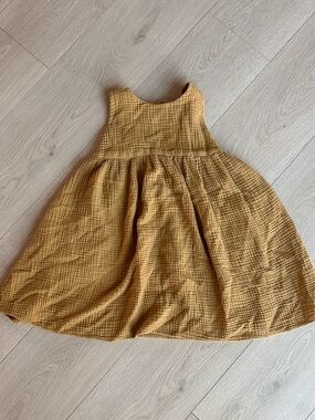 Alice + Ames Yellow Hattie Dress